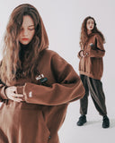ダブルユーブイプロジェクト(WV PROJECT)  Tie Hold Hood Brown JJHD7408