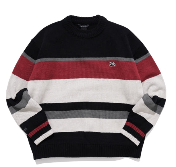 ダブルユーブイプロジェクト(WV PROJECT) Bread Round Knit Black MJKN7410
