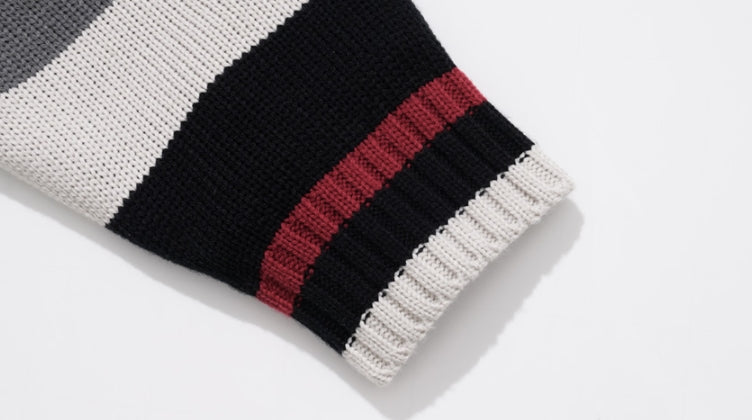 ダブルユーブイプロジェクト(WV PROJECT) Bread Round Knit Black MJKN7410