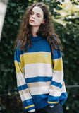 ダブルユーブイプロジェクト(WV PROJECT) Bread Round Knit Blue MJKN7410