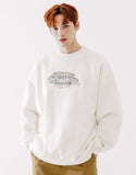 ダブルユーブイプロジェクト(WV PROJECT) Once Brave Sweatshirt Cream MJMT7429