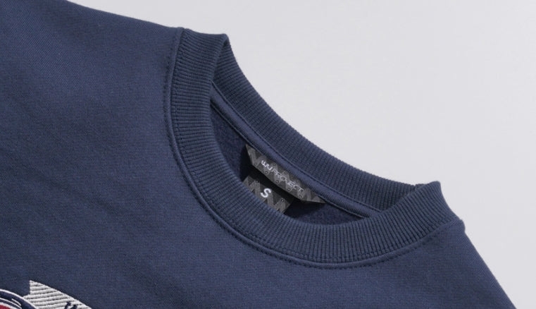ダブルユーブイプロジェクト(WV PROJECT) Once Brave Sweatshirt Navy MJMT7429