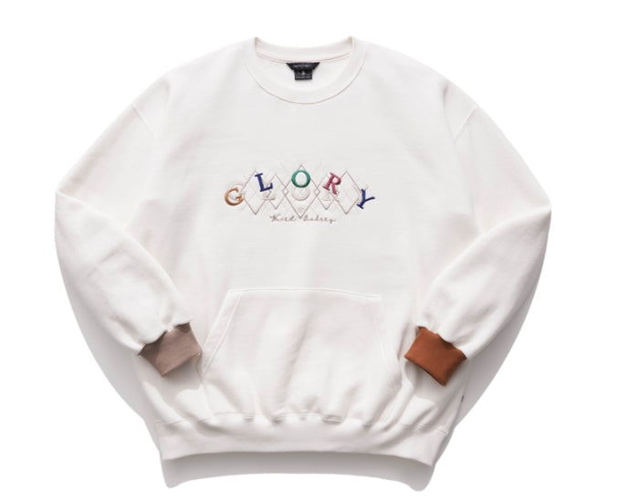 ダブルユーブイプロジェクト(WV PROJECT) Glory Sweatshirt Cream HWMT7421