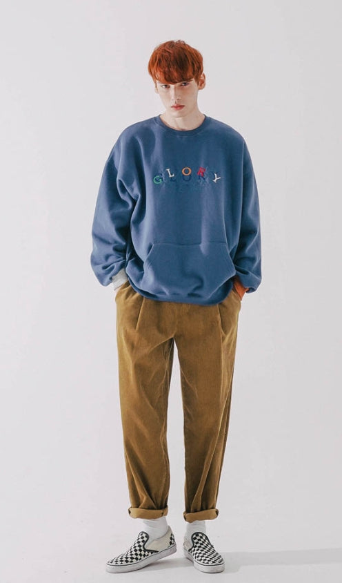 ダブルユーブイプロジェクト(WV PROJECT) Glory Sweatshirt Navy HWMT7421
