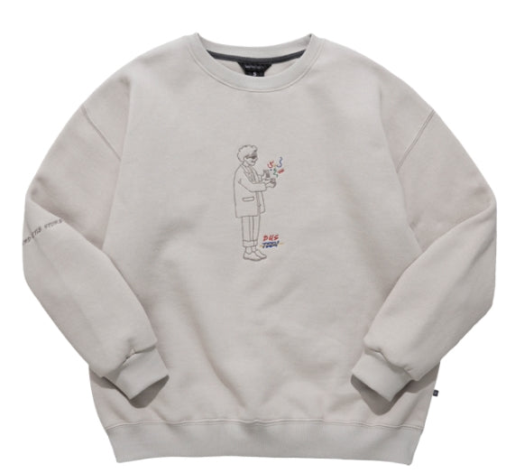 ダブルユーブイプロジェクト(WV PROJECT) Aude Man to Man Beige MJMT7402