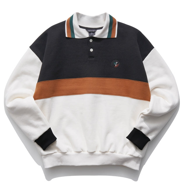 ダブルユーブイプロジェクト(WV PROJECT) Class Rugby Color Man to Man Cream HWMT7418