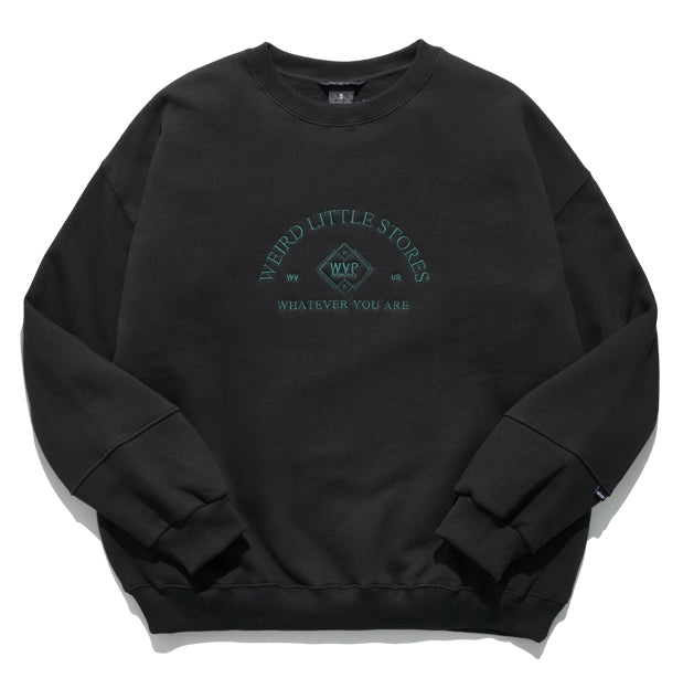 ダブルユーブイプロジェクト(WV PROJECT) Frenny Sweatshirt Black MJMT7407