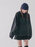 ダブルユーブイプロジェクト(WV PROJECT) Frenny Sweatshirt Black MJMT7407