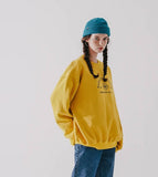 ダブルユーブイプロジェクト(WV PROJECT) Frenny Sweatshirt Yellow MJMT7407