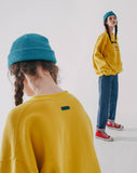 ダブルユーブイプロジェクト(WV PROJECT) Frenny Sweatshirt Yellow MJMT7407