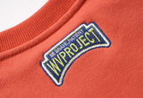 ダブルユーブイプロジェクト(WV PROJECT) Baker Emblem Sweatshirt Dark Orange JJMT7409