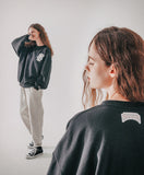ダブルユーブイプロジェクト(WV PROJECT) Baker Emblem Sweatshirt Black JJMT7409