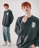 ダブルユーブイプロジェクト(WV PROJECT) Baker Emblem Sweatshirt Black JJMT7409