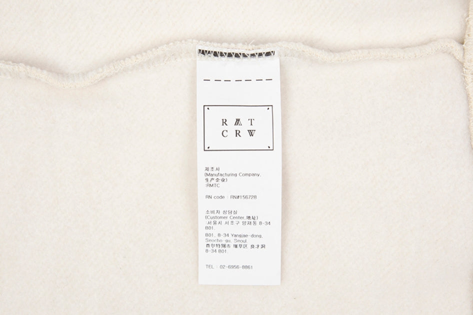 ロマンティッククラウン(ROMANTIC CROWN) CEREMONY LAUREL SWEATSHIRT_OATMEAL
