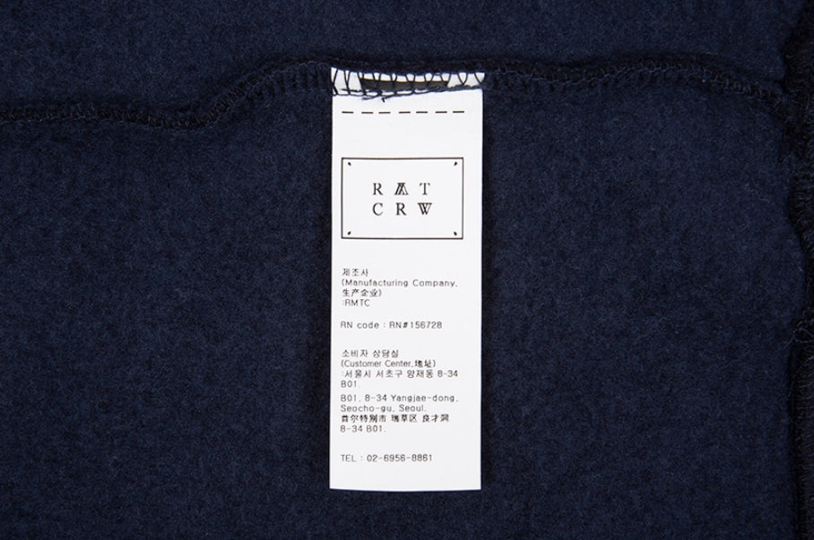 ロマンティッククラウン(ROMANTIC CROWN) CEREMONY LAUREL SWEATSHIRT_NAVY