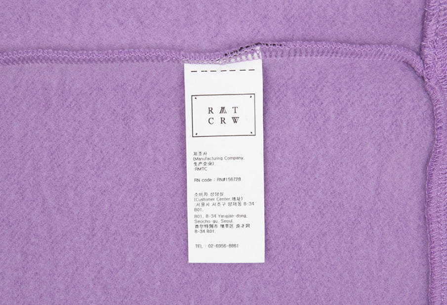 ロマンティッククラウン(ROMANTIC CROWN) CEREMONY LAUREL SWEATSHIRT_PURPLE