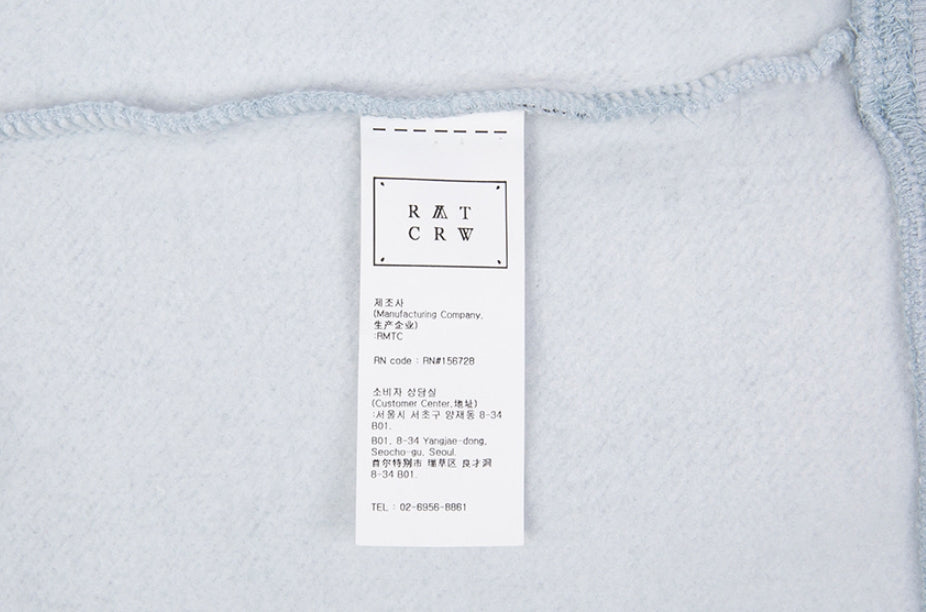 ロマンティッククラウン(ROMANTIC CROWN) CEREMONY LAUREL SWEATSHIRT_SKY BLUE