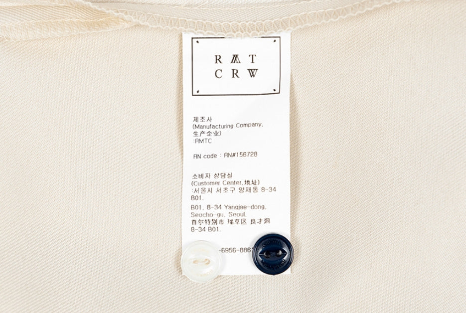 ロマンティッククラウン(ROMANTIC CROWN) COLOR BLOCK HOODIE SHIRT_OATMEAL