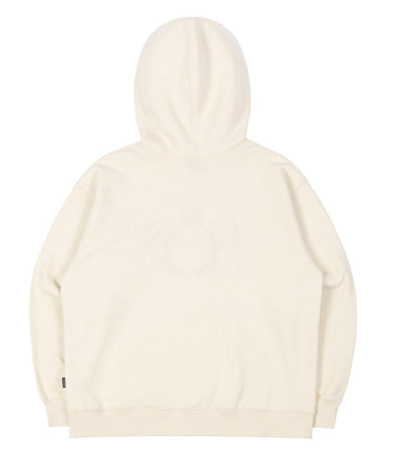 ロマンティッククラウン(ROMANTIC CROWN) SUNDAY SYNDROME FLAG HOODIE_OATMEAL