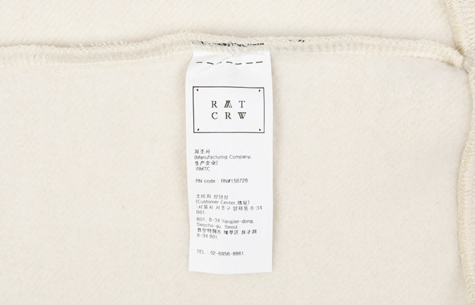 ロマンティッククラウン(ROMANTIC CROWN) SUNDAY SYNDROME FLAG HOODIE_OATMEAL