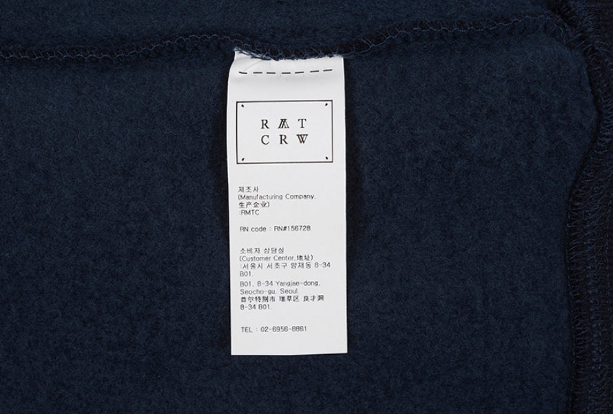 ロマンティッククラウン(ROMANTIC CROWN) SUNDAY SYNDROME FLAG HOODIE_NAVY