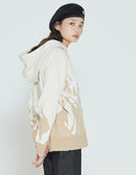 ロマンティッククラウン(ROMANTIC CROWN) MOUNTAIN KNITTED HOODIE_OATMEAL