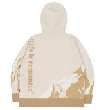 ロマンティッククラウン(ROMANTIC CROWN) MOUNTAIN KNITTED HOODIE_OATMEAL