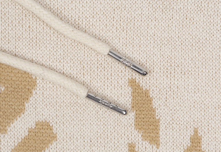ロマンティッククラウン(ROMANTIC CROWN) MOUNTAIN KNITTED HOODIE_OATMEAL