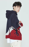 ロマンティッククラウン(ROMANTIC CROWN) MOUNTAIN KNITTED HOODIE_NAVY