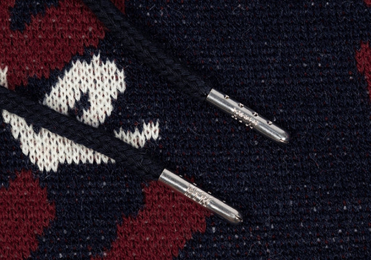 ロマンティッククラウン(ROMANTIC CROWN) MOUNTAIN KNITTED HOODIE_NAVY