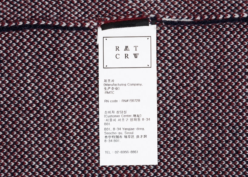 ロマンティッククラウン(ROMANTIC CROWN) MOUNTAIN KNITTED HOODIE_NAVY