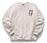 ダブルユーブイプロジェクト(WV PROJECT) Baker Emblem Sweatshirt Oat meal JJMT7409