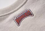 ダブルユーブイプロジェクト(WV PROJECT) Baker Emblem Sweatshirt Oat meal JJMT7409