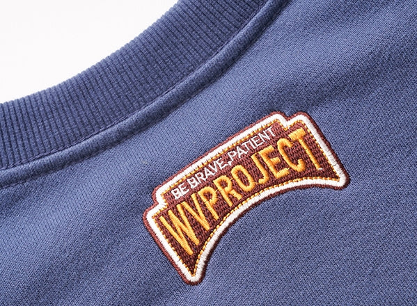 ダブルユーブイプロジェクト(WV PROJECT) Baker Emblem Sweatshirt Navy JJMT7409