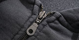 ダブルユーブイプロジェクト(WV PROJECT)  Dust Pigment Hood Zip-up Dark Gray MJOT7437