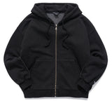 ダブルユーブイプロジェクト(WV PROJECT)  Dust Pigment Hood Zip-up Black MJOT7437