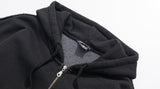 ダブルユーブイプロジェクト(WV PROJECT)  Dust Pigment Hood Zip-up Black MJOT7437