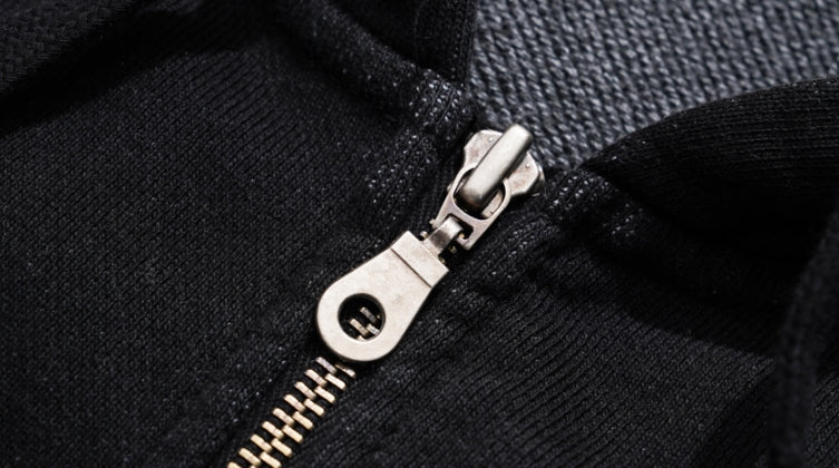 ダブルユーブイプロジェクト(WV PROJECT)  Dust Pigment Hood Zip-up Black MJOT7437