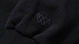 ダブルユーブイプロジェクト(WV PROJECT)  Dust Pigment Hood Zip-up Black MJOT7437