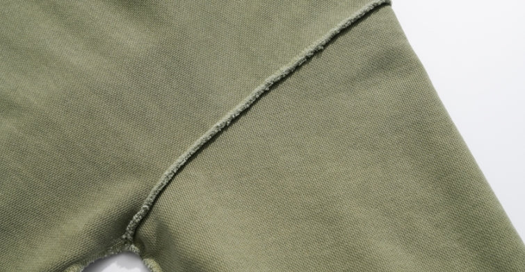 ダブルユーブイプロジェクト(WV PROJECT)  Dust Pigment Hood Zip-up Khaki MJOT7437