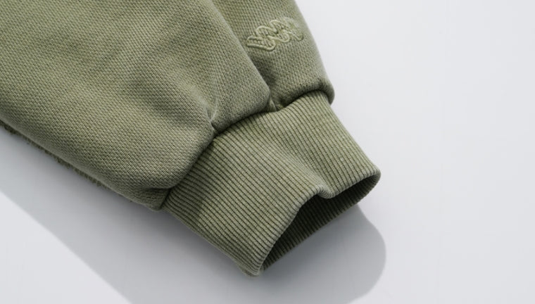 ダブルユーブイプロジェクト(WV PROJECT)  Dust Pigment Hood Zip-up Khaki MJOT7437