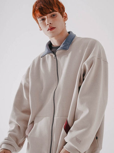 ダブルユーブイプロジェクト(WV PROJECT)  Pound Zip-up Light Beige MJOT7416