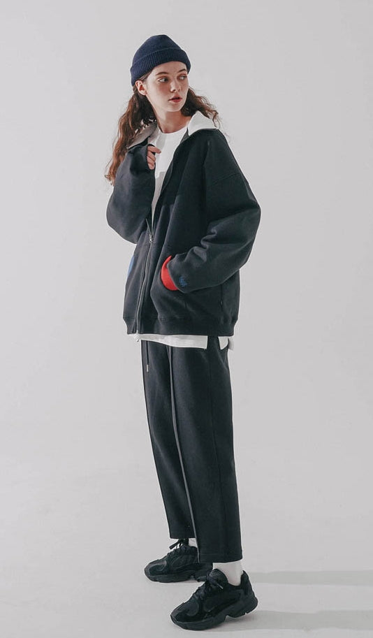 ダブルユーブイプロジェクト(WV PROJECT)  Pound Zip-up Black MJOT7416