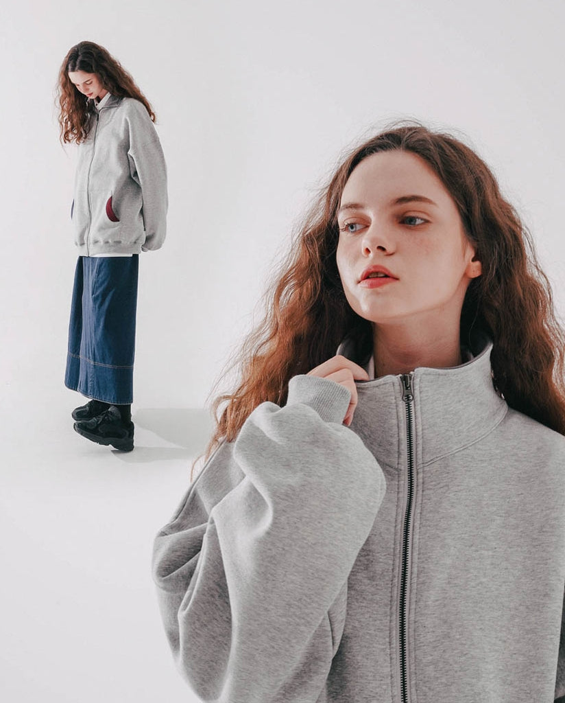 ダブルユーブイプロジェクト(WV PROJECT)  Pound Zip-up Grey MJOT7416