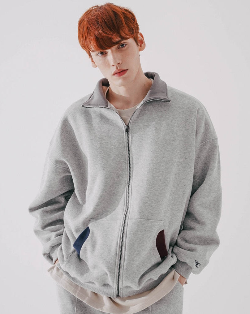 ダブルユーブイプロジェクト(WV PROJECT)  Pound Zip-up Grey MJOT7416