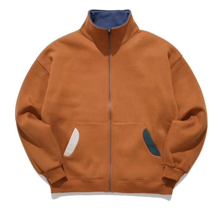ダブルユーブイプロジェクト(WV PROJECT)  Pound Zip-up Camel MJOT7416