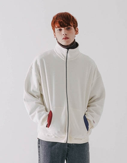 ダブルユーブイプロジェクト(WV PROJECT)  Pound Zip-up Cream MJOT7416
