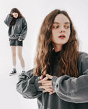 ダブルユーブイプロジェクト(WV PROJECT) Grain Pigment Sweatshirt Dark Gray MJMT7435