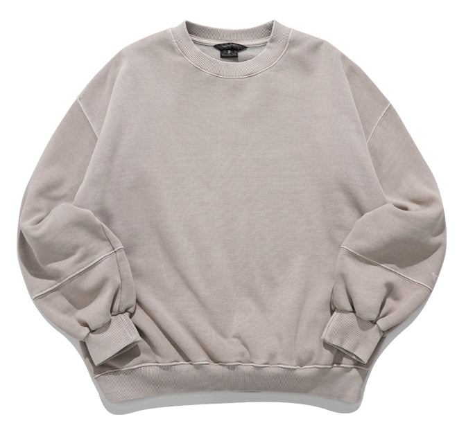 ダブルユーブイプロジェクト(WV PROJECT) Grain Pigment Sweatshirt Beige MJMT7435