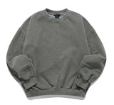 ダブルユーブイプロジェクト(WV PROJECT) Grain Pigment Sweatshirt Khaki MJMT7435